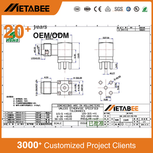 <span class=keywords><strong>SMA</strong></span> kết nối RF Nam Nữ cáp đồng trục PCB bảng điều khiển gắn kết | metabee-nhà máy trực tiếp & nhà cung cấp bán buôn cho RF <span class=keywords><strong>SMA</strong></span> OEM/ODM - Product Image 3