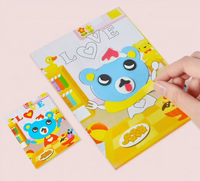 Kit Creativi di Adesivi in Carta per Lavoretti Fai-da-Te, Giocattoli Educativi per lo Sviluppo Intellettuale dei Bambini