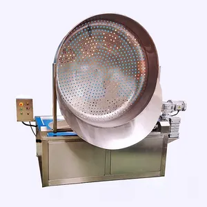 New oil-water separation continuous fryer Fully automatic frying equipment Commercial oil-water mixing fryer