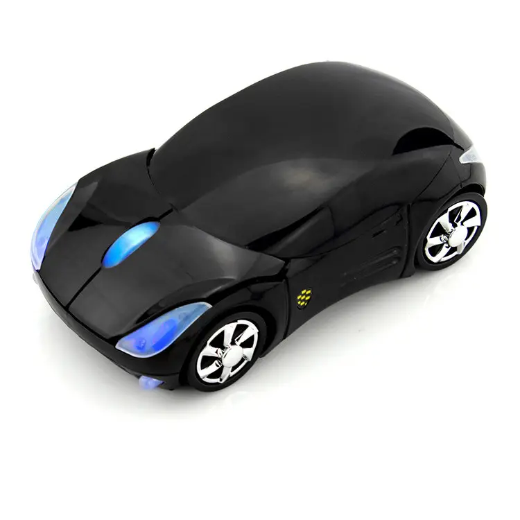 เมาส์รูปรถยนต์แบบ3D เมาส์ไร้สายเมาส์สำหรับเล่นเกมแบบออปติคอลสำหรับใช้ในสำนักงานออกแบบได้ตามต้องการ