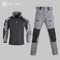 Tenue de Combat Han WILD Dragon Armor : Nouvelle Combinaison Tactique Camouflage à Manches Longues