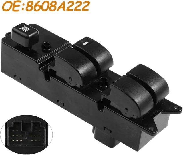 RHD Electronic Power Window Switch Button for Mitsubishi Lancer 2007-2015 OE# 8608A222