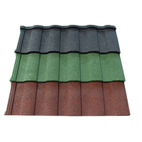 Tuiles de toit en acier noir imperméable de fabrication française et chinoise, en céramique, en pierre, revêtues de céramique noire, style brique
