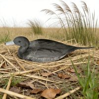 Vente en gros de leurres flottants hautement réalistes pour oiseaux aquatiques, avec texture de plumes réalistes, modèle de canard factice pour la chasse, équipement de tir en extérieur