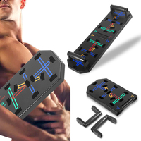 Tabla de Flexiones Plegable Multifuncional Portátil, Ergonómica, Duradera y Ajustable para Entrenamiento en Casa, Deportes y Entretenimiento