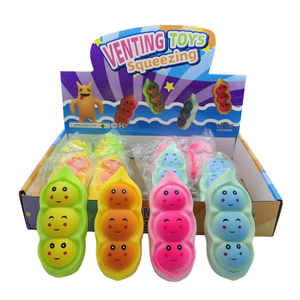 Nuova Bambola Antistress Musicale a Forma di Guscio di Pisello, Creativa, in Peluche Corto, Unisex, per Giovani, 31-50cm, Commercio Estero Zhejiang - Product Image 1