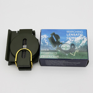 Boussole portable Lensatic étanche et lumineuse pour la randonnée, le camping et les voyages - Product Image 4