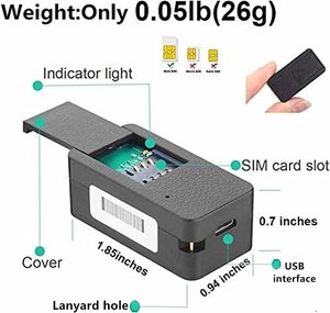 Mini Rastreador GPS Portátil TKstar TK901, Sistema de Rastreo GPS Personal con Alarma por SMS - Product Image 2