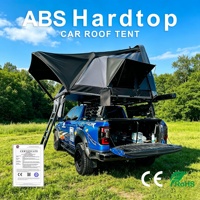 Tente de toit rigide en ABS, directement de l'usine, imperméable, installation rapide, pour pick-up, certifiée CE RoHS