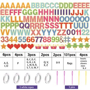 <span class=keywords><strong>Personnalisable</strong></span> Joyeux <span class=keywords><strong>Anniversaire</strong></span> Bannière Fournitures Faire Votre Propre Bannière Inclure Lettres Chiffres Symbole Corde pour Baby Shower Party Decor - Product Image 2