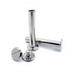 สกรูยึดหนังสือโลหะสีเงิน50มม. ตัวผู้และตัวเมียสกรูยึดหนังสือเล็บ - Product Image 2