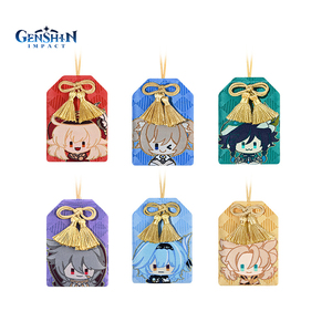 100% กระแทก <span class=keywords><strong>Genshin</strong></span> ที่ได้รับอนุญาตอย่างเป็นทางการวัสดุโพลีเอสเตอร์ Zhongli Xiao <span class=keywords><strong>EULA</strong></span> VENTI Klee จี้เครื่องรางด้วยความปรารถนาดี - Product Image 5