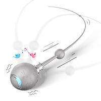 Balle électrique intelligente pour chat, en gel de silicone, jouet pour animaux de compagnie auto-amusant, anti-ennui