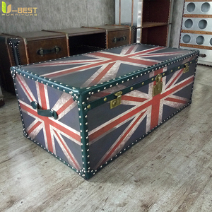 <span class=keywords><strong>Mesa</strong></span> <span class=keywords><strong>de</strong></span> Centro Estilo <span class=keywords><strong>Maleta</strong></span> Vintage Industrial Retro Aviador, Personalizable para Salón <span class=keywords><strong>de</strong></span> Cigarros, Pub, Club, Estudio - Product Image 2