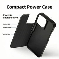 Coque de téléphone 3-en-1 avec trépied et perche à selfie rétractable en aluminium Bluetooth pour iPhone 15 Pro Max, 16, 14, 13
