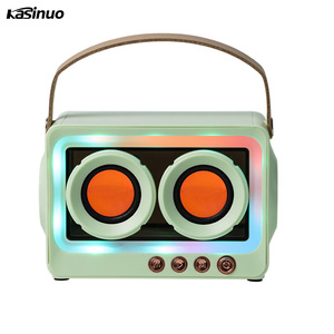 Gran oferta altavoz micrófono inalámbrico Audio <span class=keywords><strong>nacional</strong></span> Karaoke hogar al aire libre canto micrófono HIFI bajo manos libres Mini altavoz - Product Image 1