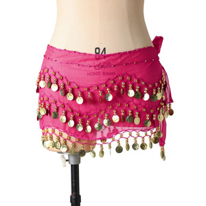 Cinture da Danza del Ventre Willyoung all'Ingrosso, Fasce per la Vita da Donna per Spettacoli, in Seta/Cotone, Opzioni Colorate per Adulti - Product Image 1