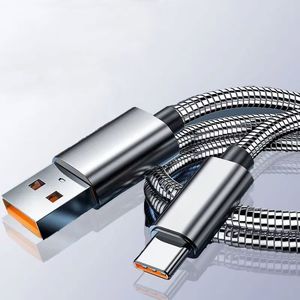 Premium Stainless Steel Metal Type C <b>Usb</b> Charging Data Cable For Phones Tablet - Product Image 2