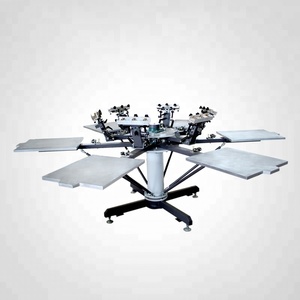Manual t Shirt Rotary Screen <b>Printing</b> <b>Machine</b> with Registration - Product Image 1
