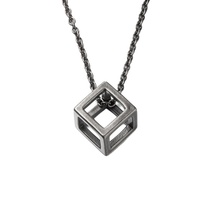 CraftWolf mode femmes hommes accessoires vintage argent personnalisé chaîne en acier inoxydable collier conception de plantes usine de bijoux