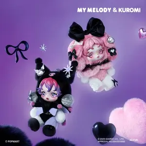 <span class=keywords><strong>Original</strong></span> y Auténtico de POPMART, Peluche de Diseño Japonés de Skull Panda X My Melody <span class=keywords><strong>Kuromi</strong></span>, Llavero, Hecho en China, Producto Terminado - Product Image 5