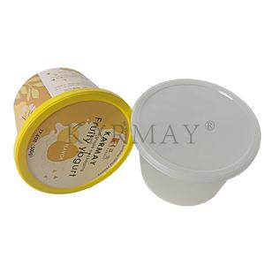 Mini 250g 500g Rond Transparent Congelé PP Matière alimentaire de qualité alimentaire Salade Fruit Gobelets en plastique avec couvercle Contenant - Product Image 2