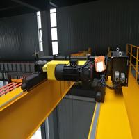 Pont roulant à double poutre 20T à faible hauteur de plafond, avec variateur de fréquence (VFD) et faible charge par roue, modulaire pour l'assemblage de boîtiers de transformateurs