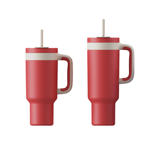 VIGOR serie prodotti invernali 50oz grande capacità 40Oz doppia parete Tumbler natale tazze con coperchi e cannucce - Product Image 2