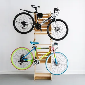 Multiplex Fiets Muur Haak 2 Fietsen Display Parking Rack Floor Gemonteerd Storage Hanger Haak Fiets Frame Opknoping Fiets Stand