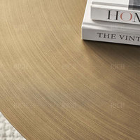 Ensemble de tables basses rondes en métal moderne, tables basses en métal laiton pour salon, tables basses en acier inoxydable doré