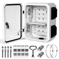 Boîtier électrique étanche en alliage d'aluminium OEM, panneau de contrôle de température, boîte de gestion CCTV avec thermostat