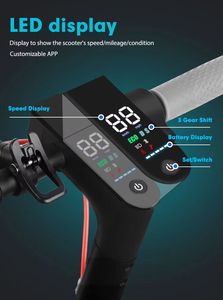 Monopattino Elettrico Pieghevole JLM MK086 Nero con Batteria al Litio, Controllo Tramite App e Lunga Autonomia - Consegna Diretta dalla Fabbrica - Product Image 5