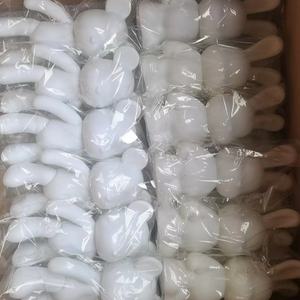 Oso de Peluche Violento Morado con Rejilla, Herramientas Gratis, Muñeco de Oso Blanco para Pintar DIY, Modelo de Juguete, Adorno, Oso Fluido Espeluznante - Product Image 6