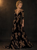 Tissu en velours brodé floral, brillant et drapé, imprimé, en mélange de nylon et viscose, velours dévoré transparent pour Abaya