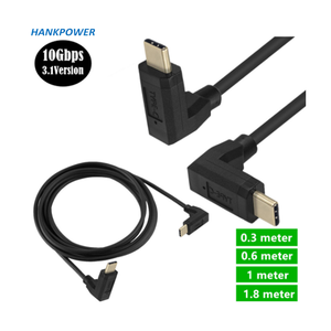 Đầu Nối Mạ Vàng Góc Phải Cáp Sạc Dữ Liệu USB C Đực Sang Đực Chuẩn USB3.1 16 + 1 Lõi Cáp Tốc Độ 10Gbps - Product Image 5