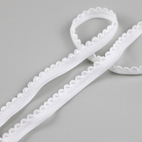 Bande élastique en tissu picot pour vêtements, sous-vêtements, ceintures, garnitures en dentelle, et travaux de couture DIY pour textiles de maison