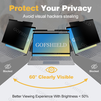 Protection d'écran magnétique pour la confidentialité, réutilisable et amovible, anti-lumière bleue, finition brillante et mate, filtre à 180 degrés pour Surface Pro 8/9/X