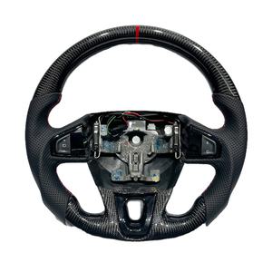 Volante de Fibra de Carbono para Renault Megane Megane3 Megane4 Diseño <span class=keywords><strong>RS</strong></span> para Renault 3 Volante Deportivo de Carreras Fibra de Carbono Mate - Product Image 1