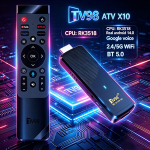 ราคาโรงงาน ทีวี98 ATV X10 Fire TV Stick 4K*2K Rockchip RK3518 Quad Core 5GHz WIFI BT5.0 รีโมทคอนโทรลแบบสั่งงานด้วยเสียง ระบบ Android 14.0 - Product Image 3