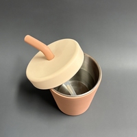 Tasse à café tasses à lait tasse pour enfants personnalisé bébé boire étanche Double paroi 304 enfants tasse en acier inoxydable