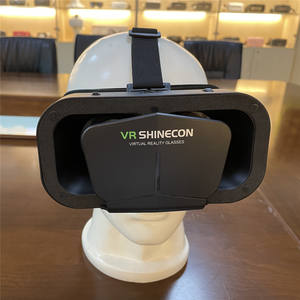 แว่นตา VR <span class=keywords><strong>SHINECON</strong></span> รุ่นใหม่จากโรงงาน จอใหญ่ เหมาะสำหรับโทรศัพท์มือถือขนาด 7 นิ้ว มุมมองภาพ 110 องศา โรงภาพยนตร์ส่วนตัว 3 มิติ ชุดหูฟัง VR - Product Image 2