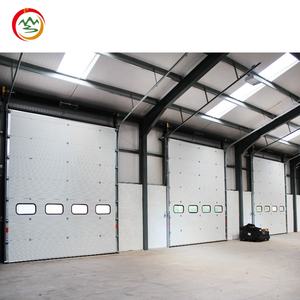 Portes <span class=keywords><strong>de</strong></span> <span class=keywords><strong>garage</strong></span> sectionnelles verticales industrielles modernes à levage automatique pour application extérieure - Product Image 3