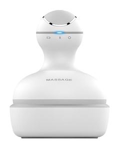 Venta al por mayor de masajeador de cuero cabelludo inalámbrico IPX7 3D personalizado 84-Touch USB recargable para aplicación en la cabeza - Product Image 3