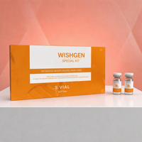 Wishgan Hyssop Anti-Kerut Menutrisi Memutihkan Melembapkan Microneedle untuk Set Wajah & Leher dengan Kolagen