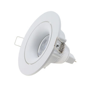 Gu10 Mr16 Led Trim Carcasa de aluminio redonda Retrofit Spot Light Fixture Downlight Fittings LED down Light <span class=keywords><strong>gu5</strong></span> marco empotrado pequeño - Product Image 2