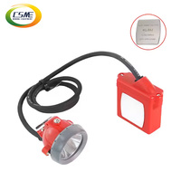 Lampe frontale LED KL5M pour mineur, 16000 Lux, 13 heures d'autonomie, éclairage de casque pour l'exploitation minière