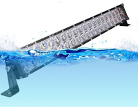 Projecteur de toit LED double rangée de 50 pouces pour voiture, barre longue, haute luminosité, universel