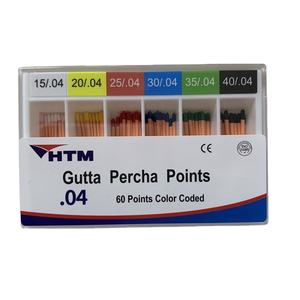 [Aifan Dental] ยอดขายร้อน60ชิ้น/กล่องคะแนนทันตกรรม Gutta Percha 04เรียว - Product Image 1