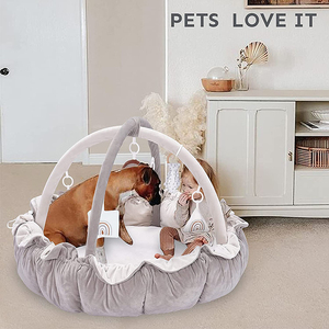 Tappetino Multifunzione 5 in 1 <span class=keywords><strong>per</strong></span> Bambini: Piscina di Palline, Cuscino <span class=keywords><strong>per</strong></span> Animali, Sdraio <span class=keywords><strong>per</strong></span> <span class=keywords><strong>Neonati</strong></span>, Tappetino da Gioco <span class=keywords><strong>per</strong></span> il Tempo sulla Pancia - Product Image 3