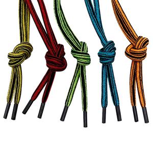 Lacets Coolstring 4,5 mm plus larges en polyester, section carrée, bicolores, lacets à profil plat unique pour un style moderne - Product Image 2